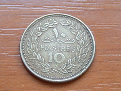 LIBANON 10 PIASZTER 1969 (1969 (c+o, a) LIBANONI CÉDRUS # 