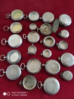 Ezüst zsebóra alkatrész csomag (tört ezüst árban)