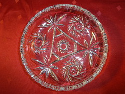 Crystal glass table centerpiece, diameter 16 cm. He has!