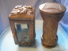 U9 Antik bronz pávás urna váza tartó szecessziós ritkaság +1 virágmintás külön külön is leárazva