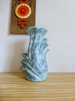 Retro,vintage különleges festésű és formájú kerámia váza