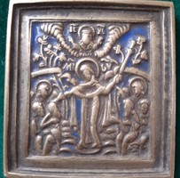 Mária, Isten Anyja, bronz úti ikon