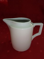 Zsolnay porcelain antique milk spout, white, height 12 cm. He has!