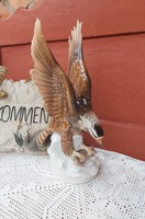 Unterweissbach porcelán sas halat fogó madár, nosztalgia  német halászó sas 