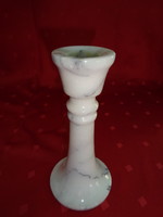 Marble candle holder, height 15.5 cm. He has!