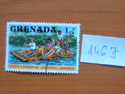 GRENADA 1/2 C 1977-es karibi cserkész Jamboree, Jamaica 146J