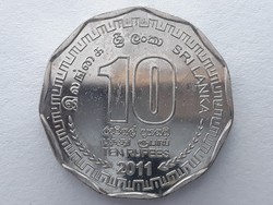 Sri Lanka 10 Rúpia 2011 - Srí Lanka 10 rupees külföldi érme