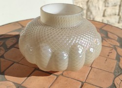 Antique bulbous iridescent vase ,Loetz , Kralik style Czech, Austrian or Muàntöi Secessionist glass