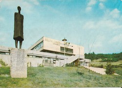 Retro képeslap, Salgótarján, Bólyai János gimnázium