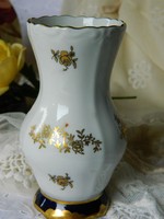 Antik Weimar porcelán váza, kobalt, arany