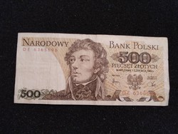 Lengyel 500 zloty 1982