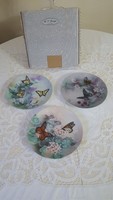 Beautiful, limited edition, lena liu butterfly decorative plates