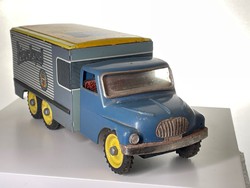 Pilsner Urquell, régi lemezjáték, teherautó, hűtőkocsi. Tatra 138