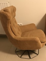 Retro forgó fotel a 70-es évekből, felújítva