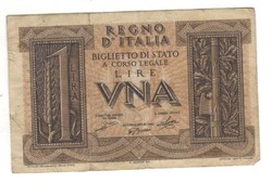 1 lira 1939 Olaszország 2.