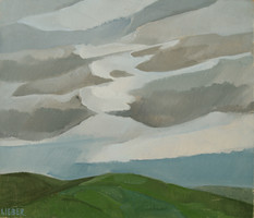 Lieber Éva (1932-2005): Szürke felhők. (Képcsarnokos)