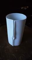 Hutschenreuther/Rosenthal porcelán váza, 18 cm, elegáns mintával, jelzett, eredeti, hibátlan