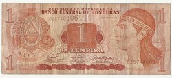 Honduras 1 un lempira papírpénz bankjegy KIÁRUSÍTÁS 1 forintról