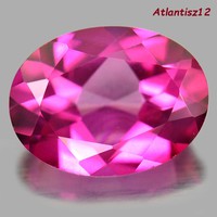 Genuine 100% natural magenta pink topaz gemstone 1.38ct (if) !!! Value: HUF 34,500 !!!