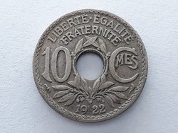 Francia 10 Centimes 1922 érme - Franciaország 10 Centimes külföldi pénzérme