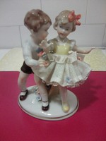 Rare, German porcelain, charming dancing couple. Great as a gift!