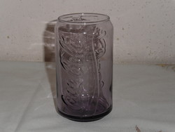 Coca cola üveg pohár ( lila, 3 dl.-es )