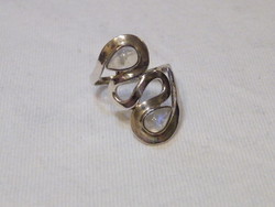 KK900 Elegáns Holdkő ezüst gyűrű 925 fémjelzett könnycsepp