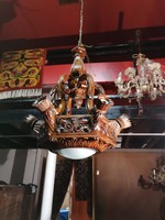 Viennese Baroque Carved Wooden Chandelier