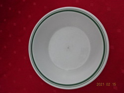 Lowland porcelain, green striped soup bowl, diameter 18.5 cm. He has!