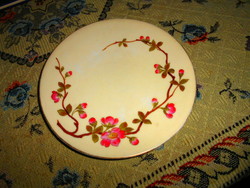 Antique carlsbad porcelain decorative bowl hand-painted .Gold pattern contour