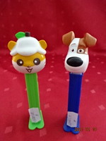 Pez candy dispenser, two varieties, dog and teddy bear. He has!