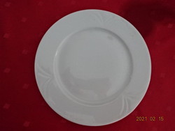 Lowland porcelain, white plate with a printed pattern. He has!