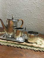 Silver plated coffee serving set.