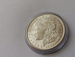 1921 USA ezüst 1 dollár 26,7 gramm 0,900 gyönyörű,gyűjteményes db