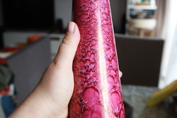 Lüsztermázas rózsaszín Hollóházi porcelán szett