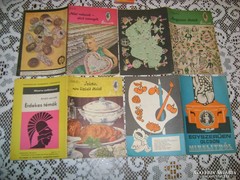 Régi szakács könyv, füzet 1967/68/70... négy darab együtt