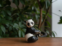 Lomonosov panda mackó - maci-  retro szovjet orosz porcelán figura