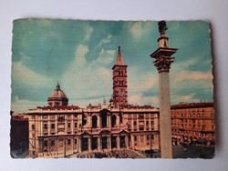 Retro levelezőlap, képeslap, Róma, 1963