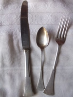 Christening also-silver children's cutlery set + box of 3 pieces
