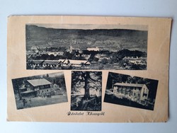Retro levelezőlap, fotó képeslap - Üdvözlet Kőszegről, 1956