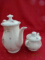 Stolzenfels German porcelain, antique tea pourer and sugar bowl from 1930. He has!