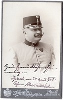 Vavricka János gy. százados 1908 (Zelesny Károly fotó Pécs)