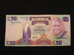 Zambia 50 Kwacha gyönyörű 