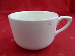 Gránit porcelán, fehér teáscsésze, átmérője 8,5 cm.