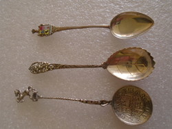 Ornament, small spoon, made with a nice twisted process, material silver 2 pcs 800-1 pcs 835 silver 35 Grams