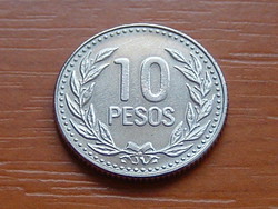 KOLUMBIA COLOMBIA 10 PESOS 1990  #