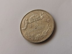 1900 Ferenc József ezüst 5 korona 24 gramm 0,900 szép darab