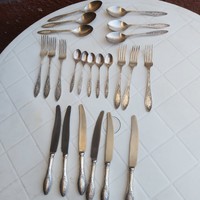 Russian silver-plated cutlery set