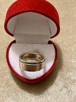 Divatos  ezüst gyűrű !  Karika 