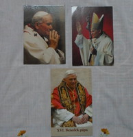 Vallási kép, fotó: Pápák – II. János Pál, XVI. Benedek
